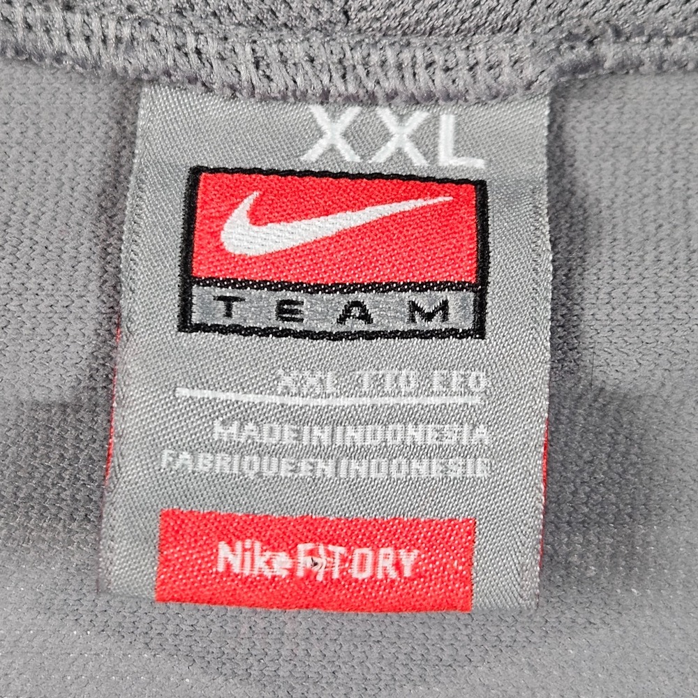 Vintage Nike Ohio State Buckeyes Basketball Jersey Mens XXL Gray Fit Dry Logos - Picture 3 of 13